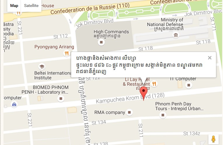 ទីតាំងក្នុងផែនទីរបស់លីហ្សាសំអាងការ