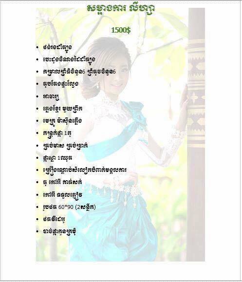 តម្លៃកញ្ចប់របស់លីហ្សាសំអាងការ